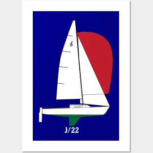 J/22 Sailboat Posters and Art